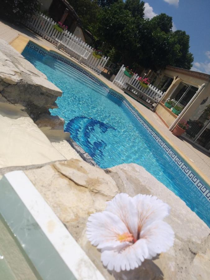 Апартаменты Gite T2 Avec Grande Piscine Villeneuve-la-Comptal Экстерьер фото